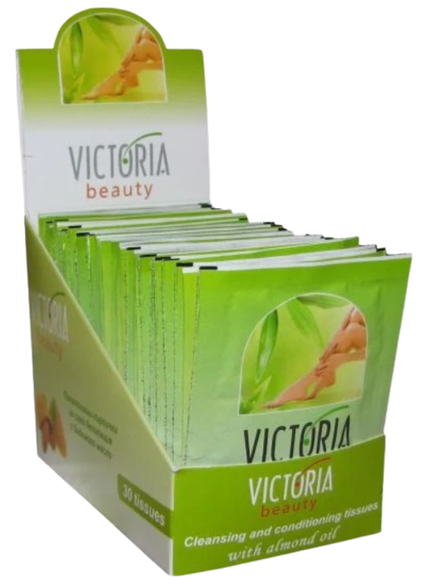 VICTORIA BEAUTY With Almond Oil влажные салфетки, 1 шт.