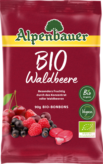 ALPENBAUER BIO Waldbeere candies, 90 g