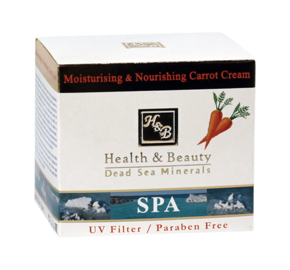 Health&Beauty Dead Sea Minerals Carrot sejas krēms, 50 ml