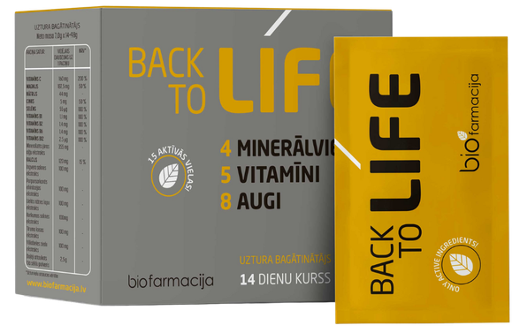 BIOFARMACIJA Back To Life daily dose, 14 pcs.