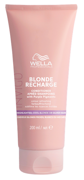 WELLA PROFESSIONALS Invigo Blonde Recharge Cool Blonde matu kondicionieris, 200 ml