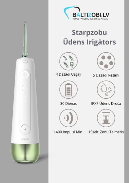 OCLEAN Oral Green W10 oral irrigator, 1 pcs.