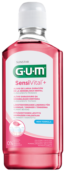 GUM SensiVital+ mutes skalojamais līdzeklis, 300 ml