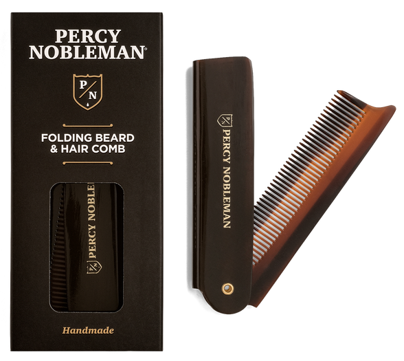 PERCY NOBLEMAN Folding Beard & Hair  гребень для волос, 1 шт.