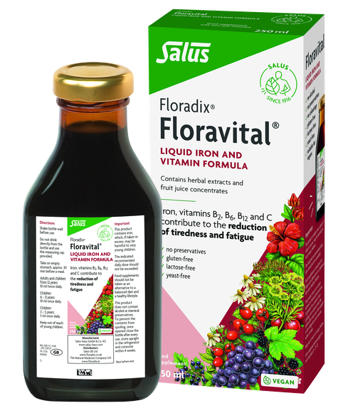 FLORADIX  Floravital Dzelzs šķidrums, 250 ml