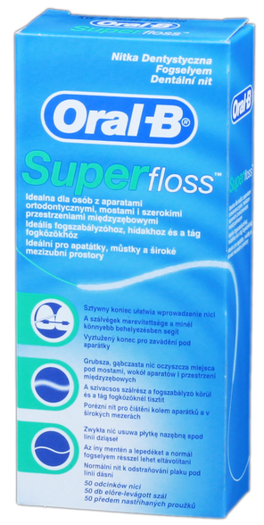 ORAL-B Super Floss dental floss, 1 pcs.