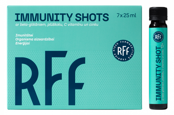 RFF Immunity Shots 25 мл бутылочки, 7 шт.