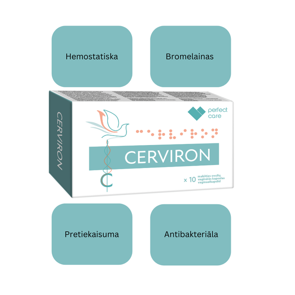 CERVIRON vaginal capsules, 10 pcs.