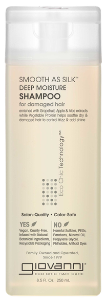 GIOVANNI Smooth As Silk šampūns, 250 ml
