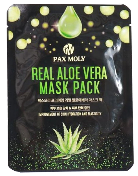 PAX MOLY Real Aloe Vera facial mask, 25 ml