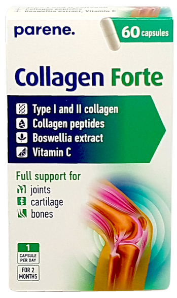 PARENE. Collagen Forte kolagēns kapsulas, 60 gab.