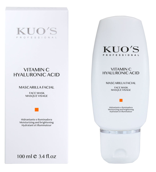 KUOS Vitamin C and Hyaluronic Acid sejas maska, 100 ml