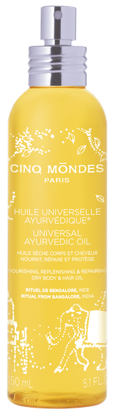 CINQ MONDES Universal Ayurvedic Dry body oil, 150 ml