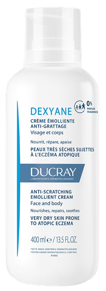 DUCRAY Dexyane Anti-Scratching Emollient krēms, 400 ml