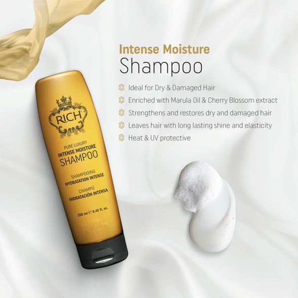RICH Pure Luxury Intense Moisture šampūns, 250 ml