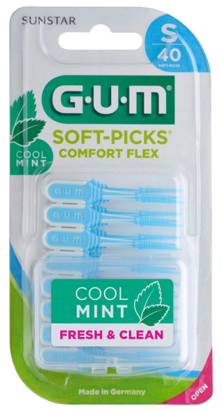 GUM Soft-Pick Comfort Flex, Small Mint межзубная щетка, 40 шт.