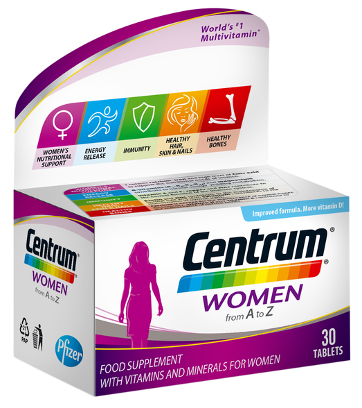CENTRUM Women From A to Z tabletes, 30 gab.