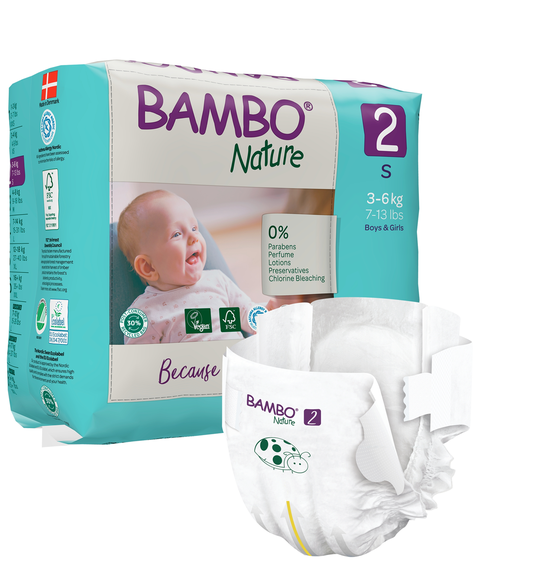 Nature S-2, 3-6 kg, diapers, 30 pcs.