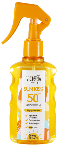 VICTORIA BEAUTY Sun Kiss SPF50 Oil sunscreen, 200 ml