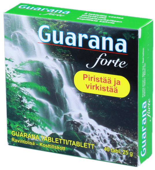 GUARANA FORTE tabletes, 40 gab.