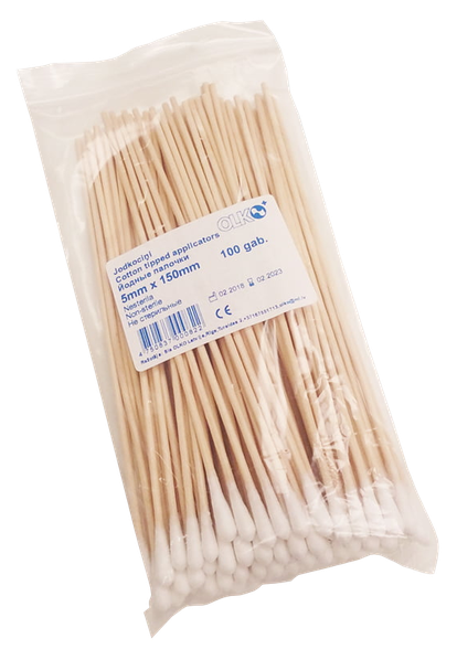 OLKO  Iodine sticks 5 x 150 mm, 100 pcs.