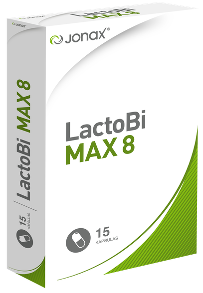 JONAX LactoBi Max 8 mīkstās kapsulas, 15 gab.