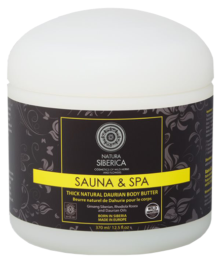 NATURA SIBERICA Sauna & Spa ķermeņa sviests, 370 ml