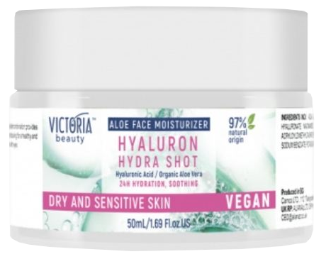 VICTORIA BEAUTY Hyaluron Hydra Shot sejas krēms, 50 ml