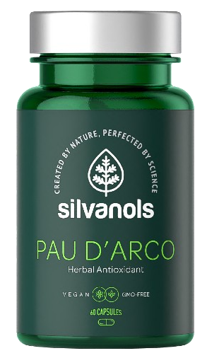 SILVANOLS Premium Pau d Arco kapsulas, 60 gab.