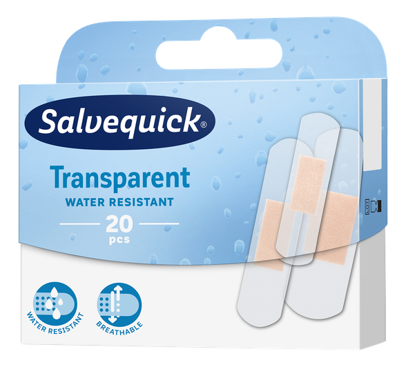 SALVEQUICK Transparent bandage, 20 pcs.