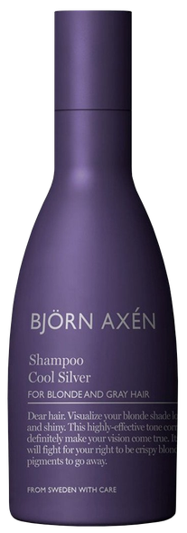 BJORN AXEN Cool Silver šampūns, 250 ml