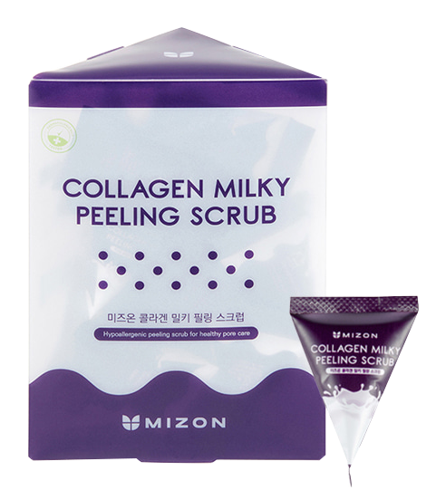 MIZON Collagen Milky 5 g pīlinga skrubis, 40 gab.