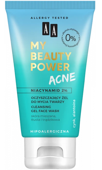 AA MY BEAUTY POWER Acne cleansing gel, 150 ml
