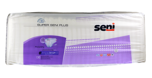 SENI Super Large Extra Plus-4 подгузники, 30 шт.