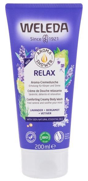 WELEDA Aroma Relax shower cream, 200 ml