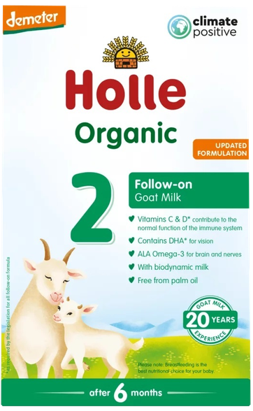 HOLLE Infant Goat Milk Nr. 2 piena maisījums, 400 g