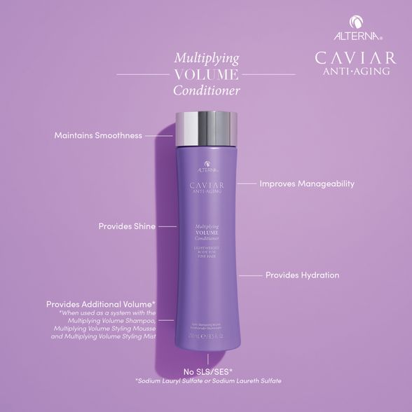 ALTERNA Caviar Multiplying Volume matu kondicionieris, 250 ml