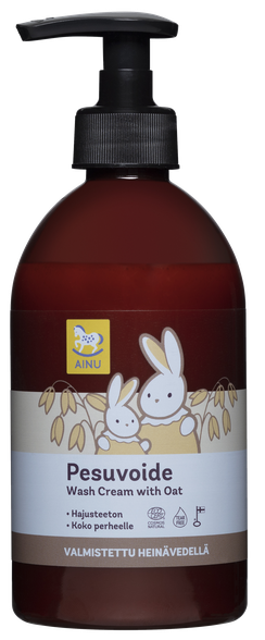 AINU Baby Eco With Oat wash cream, 375 ml