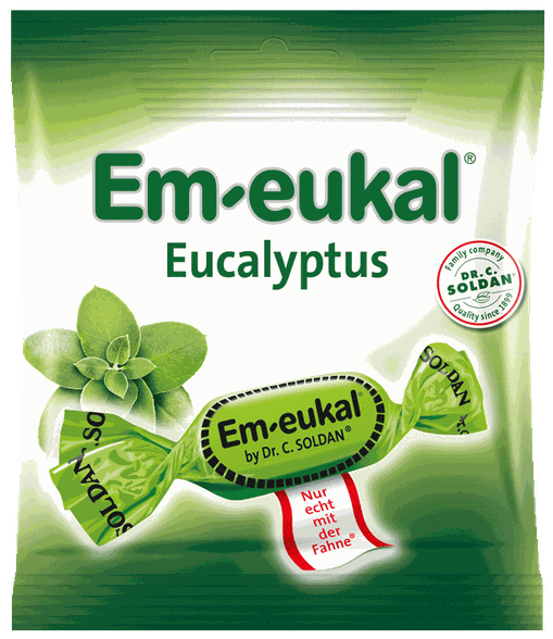 EM-EUKAL Eucalyptus candies, 50 g