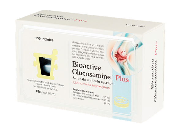 BIOACTIVE Glucosamine Plus таблетки, 150 шт.