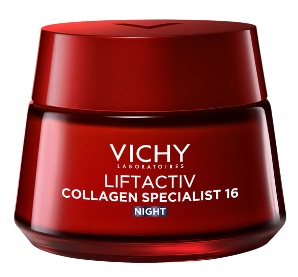 VICHY Liftactiv Collagen 16 Night sejas krēms, 50 ml