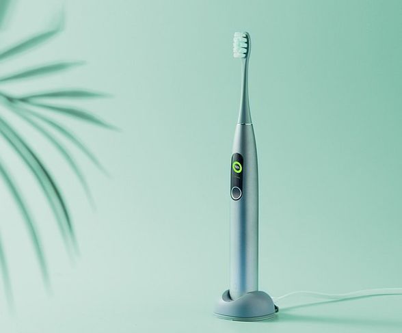 OCLEAN Smart Sonic X Pro Mist Green электрическая зубная щетка, 1 шт.