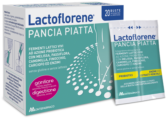 LACTOFLORENE Pancia Piatta powder, 20 pcs.