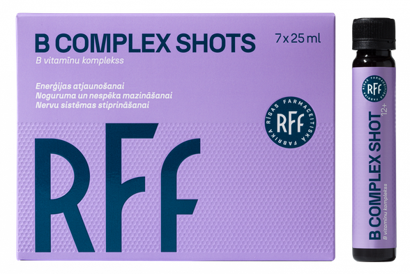 RFF B Complex Shots 25 мл бутылочки, 7 шт.