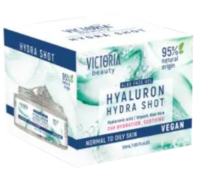 VICTORIA BEAUTY Hyaluron Hydra Shot Gel face cream, 50 ml
