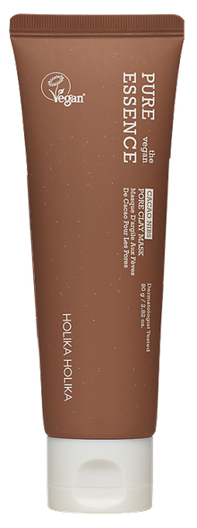 HOLIKA HOLIKA Pure Essence The Vegan Cacao Nibs Pore Clay маска для лица, 80 г