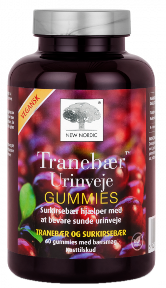 NEW NORDIC  Tranebær Urinveje chewable lozenges, 60 pcs.