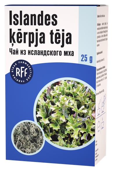 RFF Īslandes Ķērpja beramā tēja, 25 g