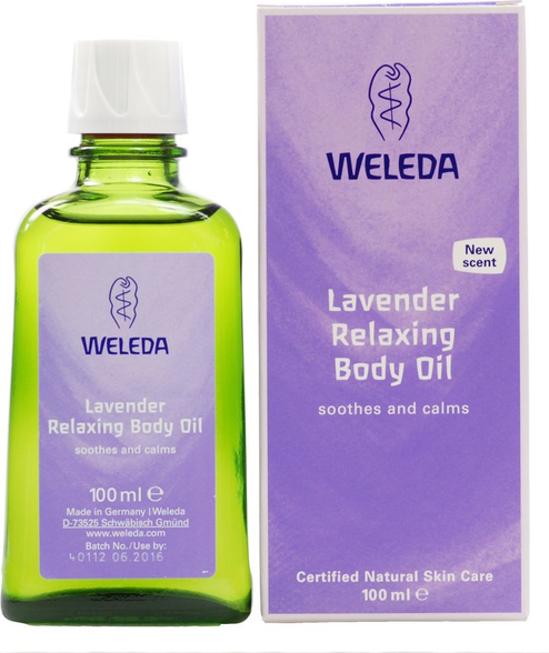 WELEDA Lavender Relaxing ķermeņa eļļa, 100 ml