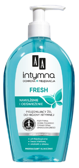 AA INTIMATE Intimate Fresh intīmās kopšanas želeja, 300 ml